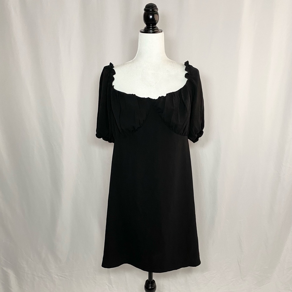 MissGuided Summer Elegant Black Dress Size L